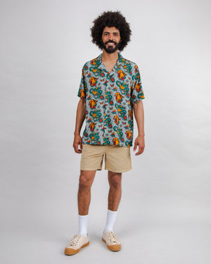 Old School Tattoo Aloha Shirt Mist