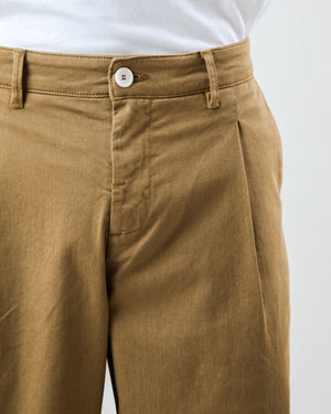 Pleated Chino Camel