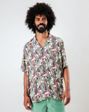 Helios Aloha Shirt Ecru