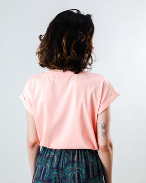 Asis Parrot Scoop Tee Pink