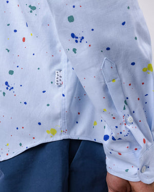 Splash Paint Oxford Shirt