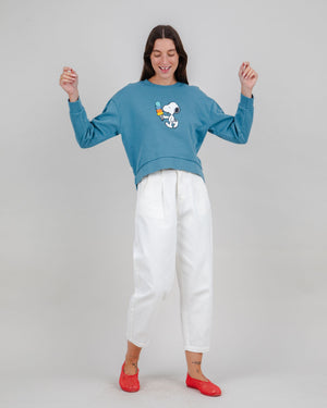 Peanuts Icecream Sweatshirt Blue