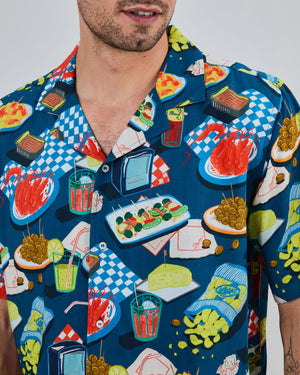 Chiringuito Aloha Shirt Blue