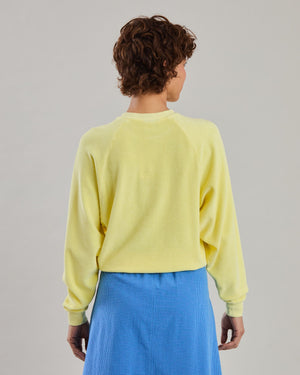 Terry Ranglan Sweatshirt Yellow