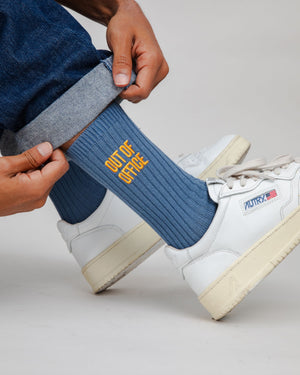 Out Of Office Socks Blue