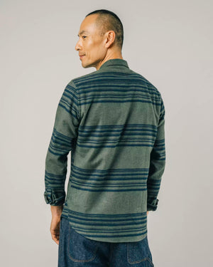 Barre Stripes Shirt Khaki