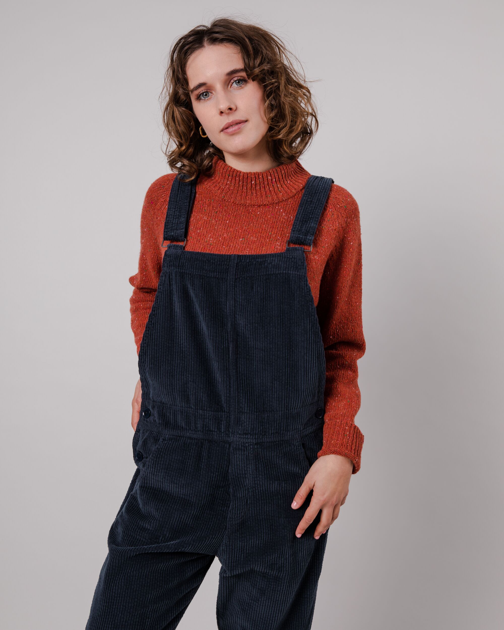 Workwear Corduroy Overall Navy