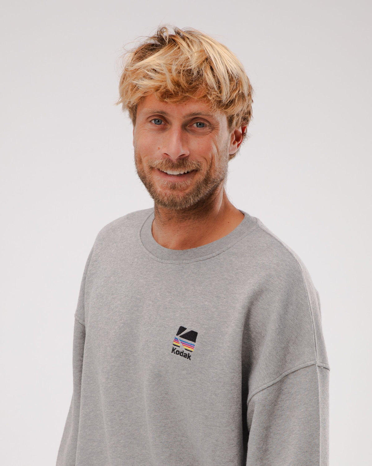 Kodak Color Oversize Sweatshirt Grey