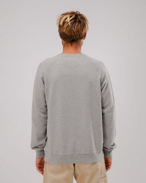 Out of Office Cotton Sweatshirt Grey Melange