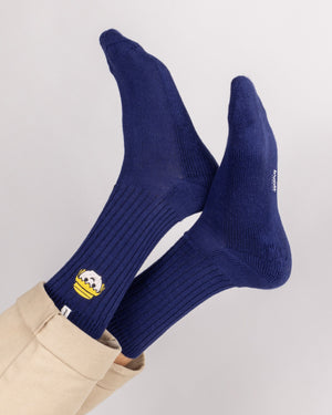 Playmobil Ribbed Socks Navy