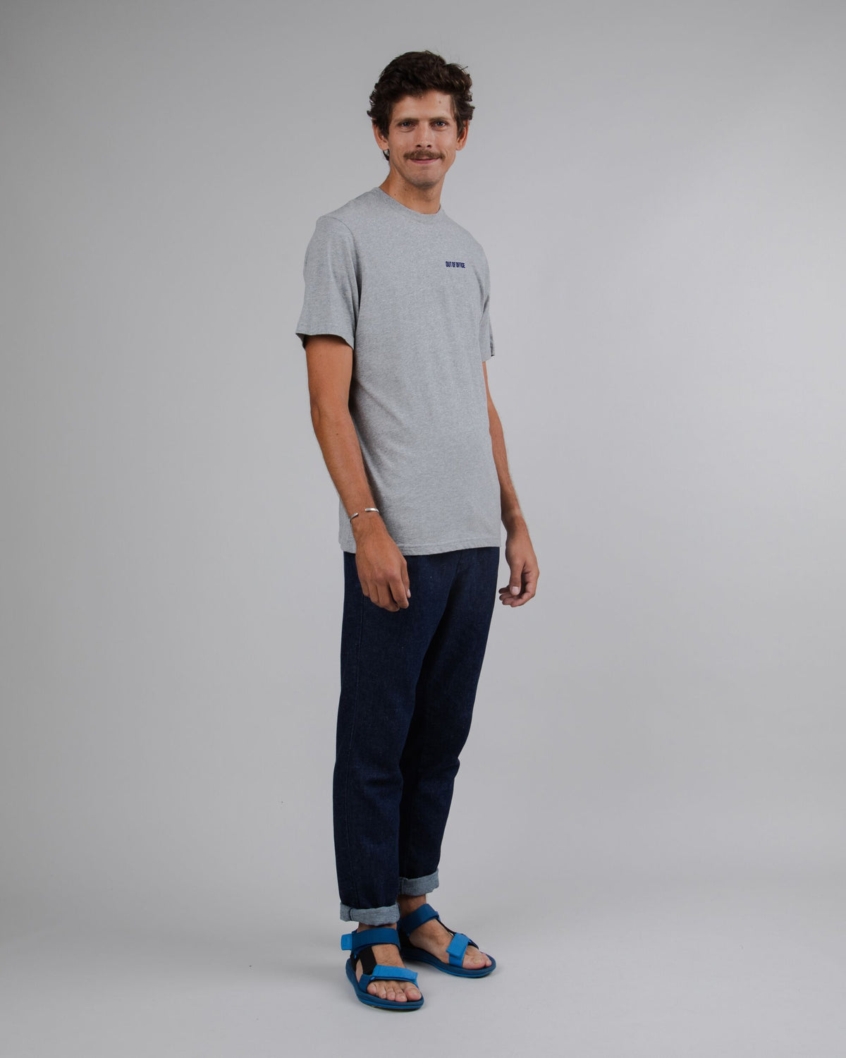 Out of Office T-shirt Grey Melange