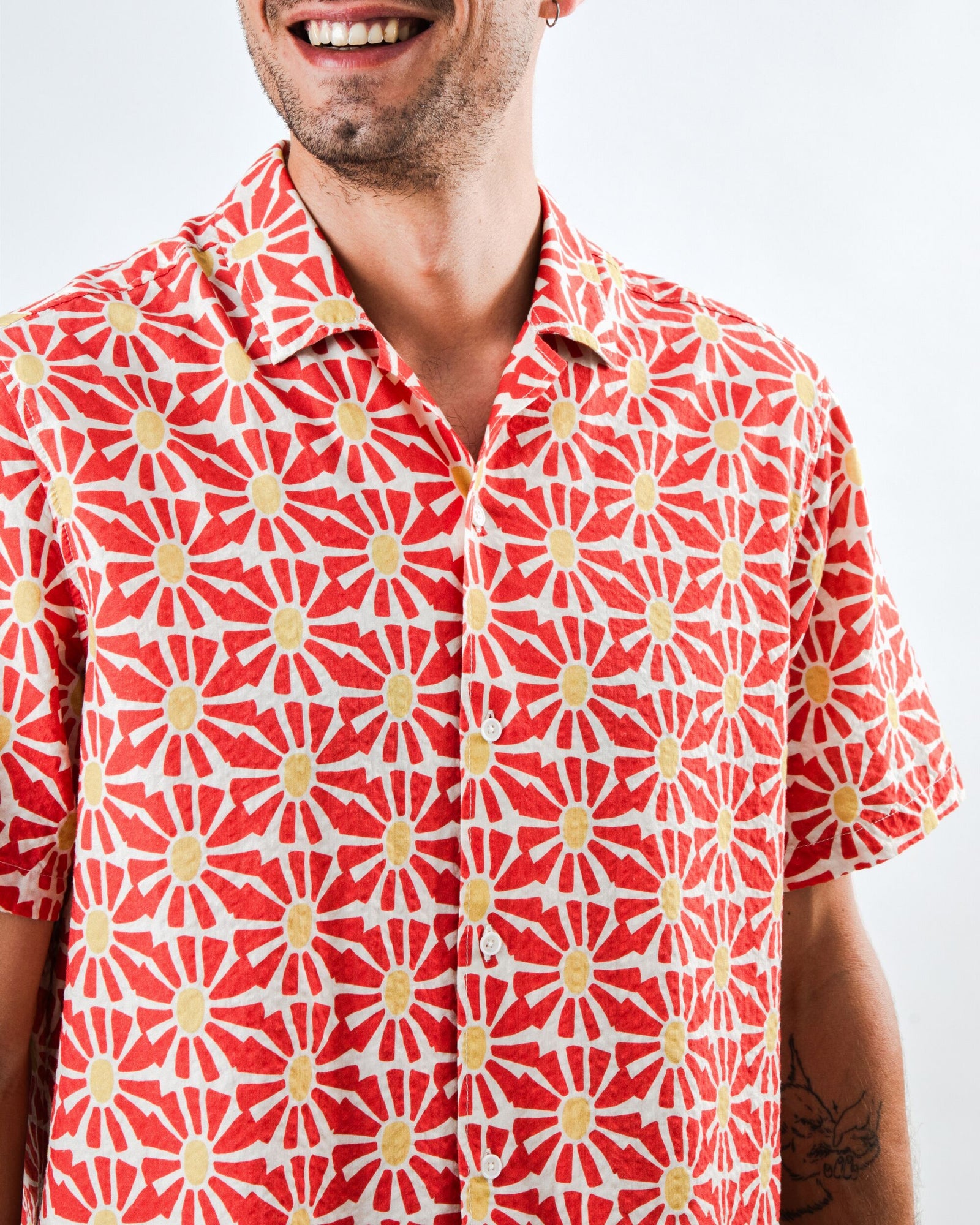 Marisol Aloha Shirt Red