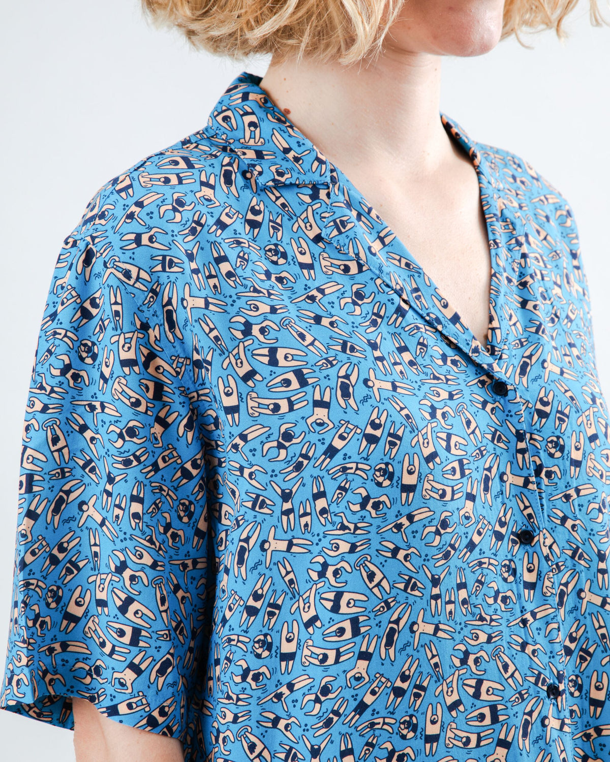 Just Swim Aloha Blouse
