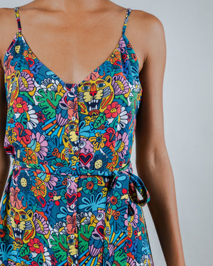Asis Percales Tutti Frutti Strap Dress