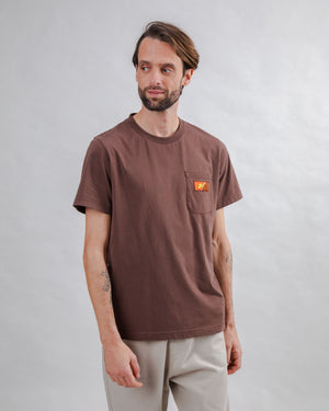Choco Label T-shirt Brown