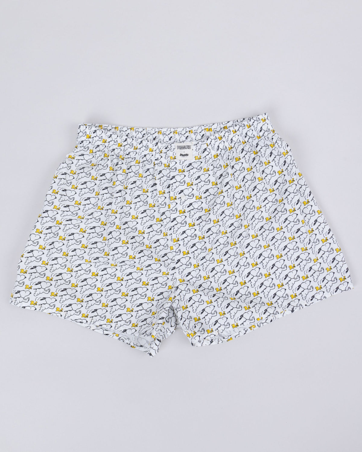 Peanuts Everybody's in a Hurry Boxer White
