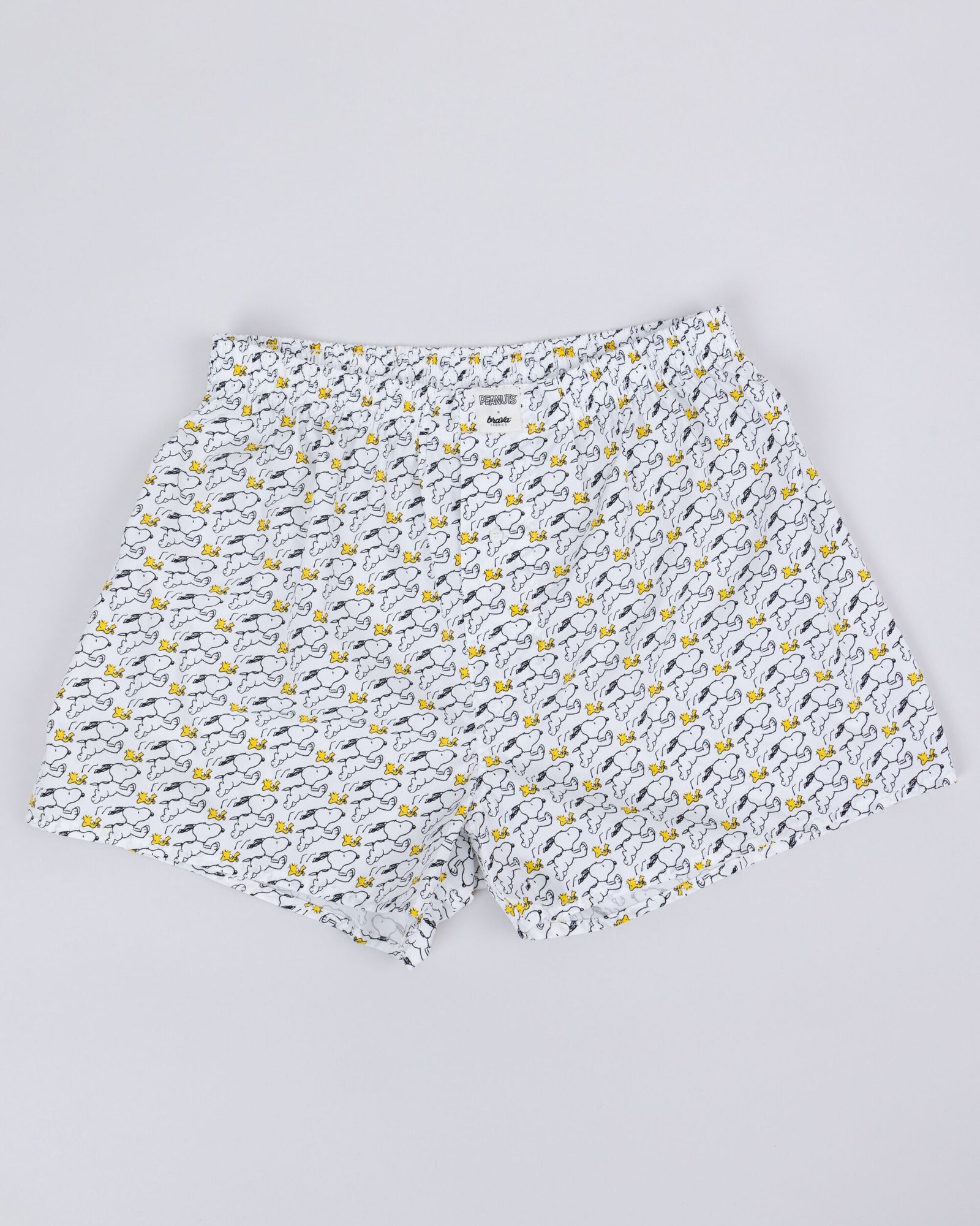 Peanuts Everybody's in a Hurry Boxer White