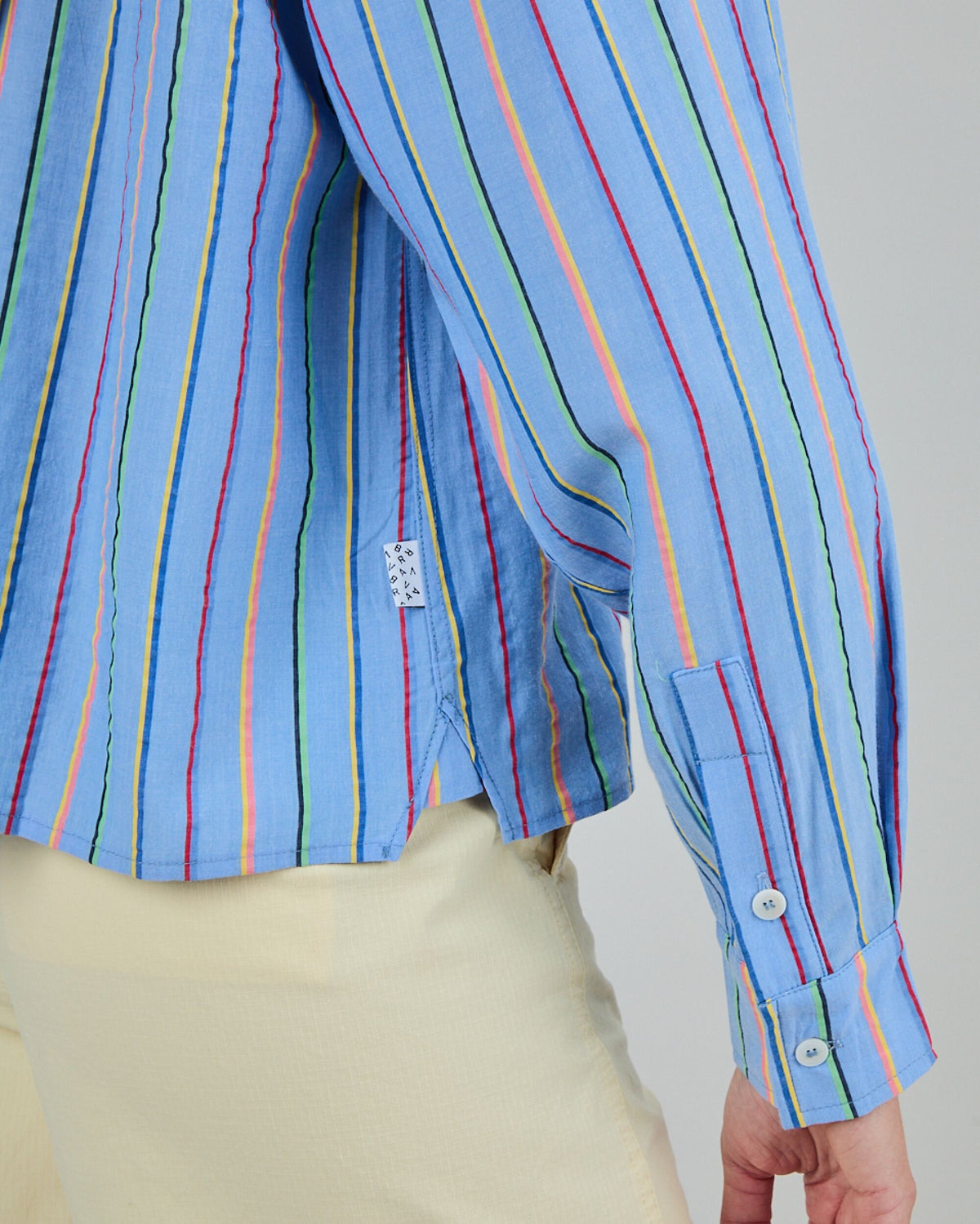 Stripes Boxy Blouse Blue