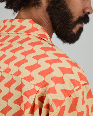 Gum Aloha Shirt Rust Red