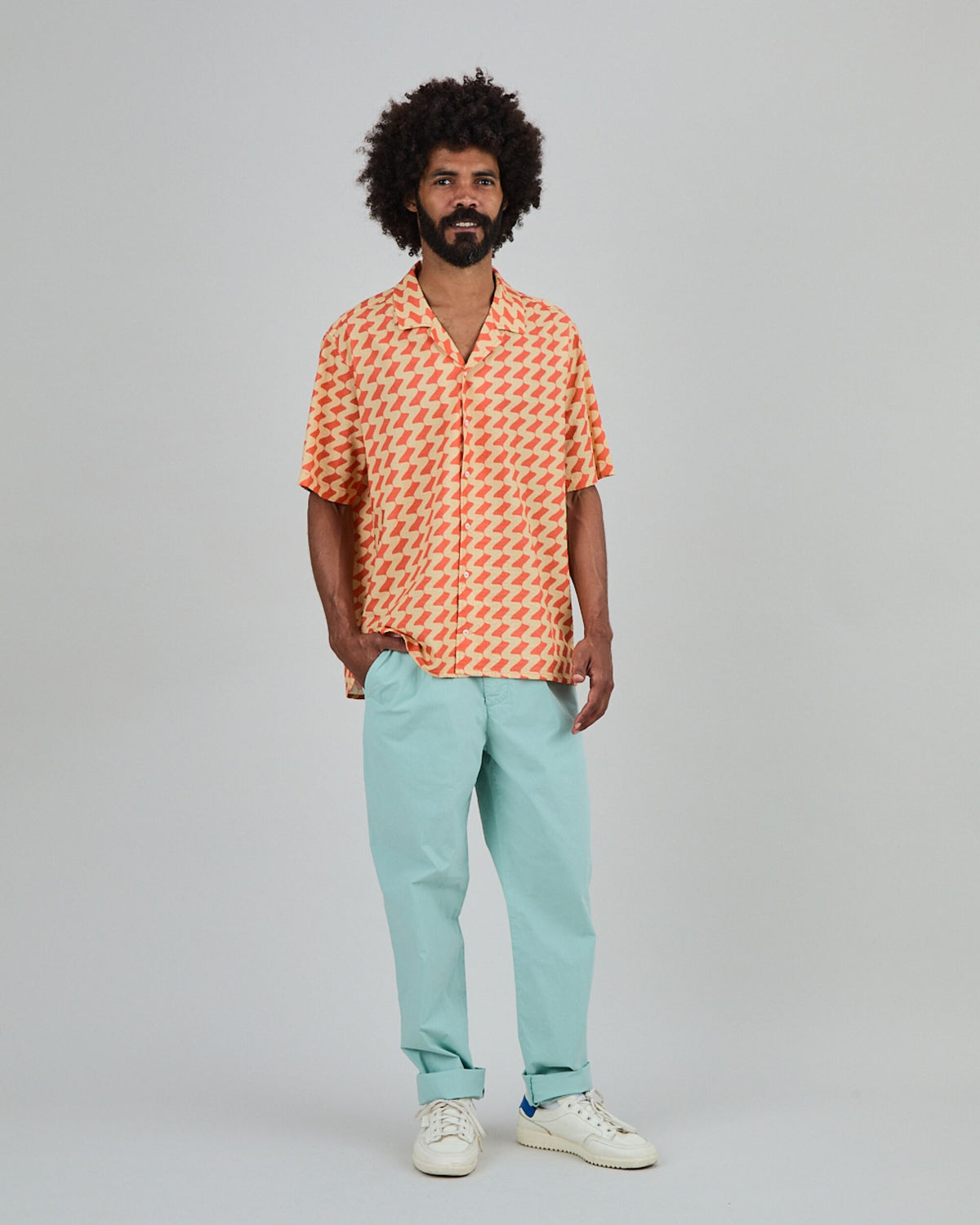 Gum Aloha Shirt Rust Red