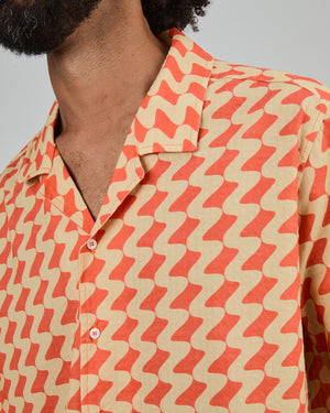 Gum Aloha Shirt Rust Red