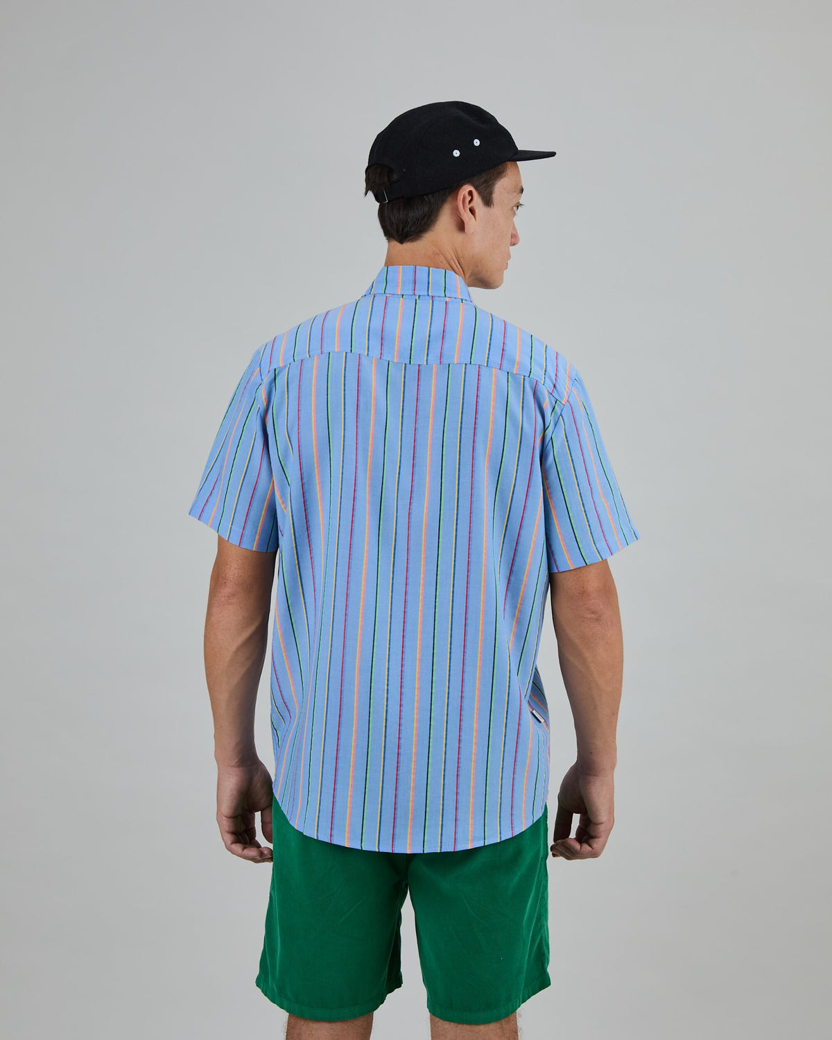 Multicolor Stripes Boxy Man Shirt