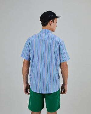 Multicolor Stripes Boxy Man Shirt