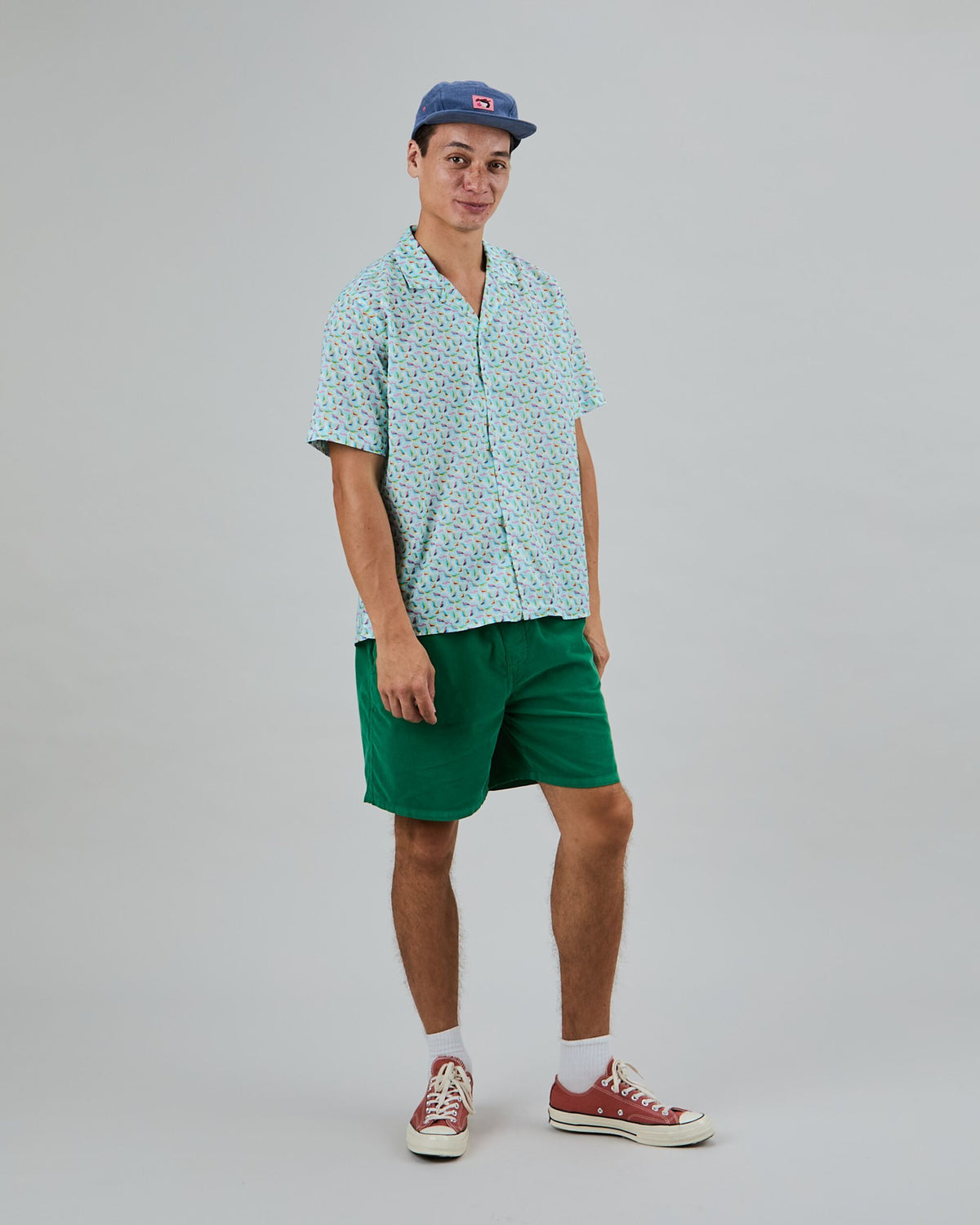 Marbles Aloha Shirt White