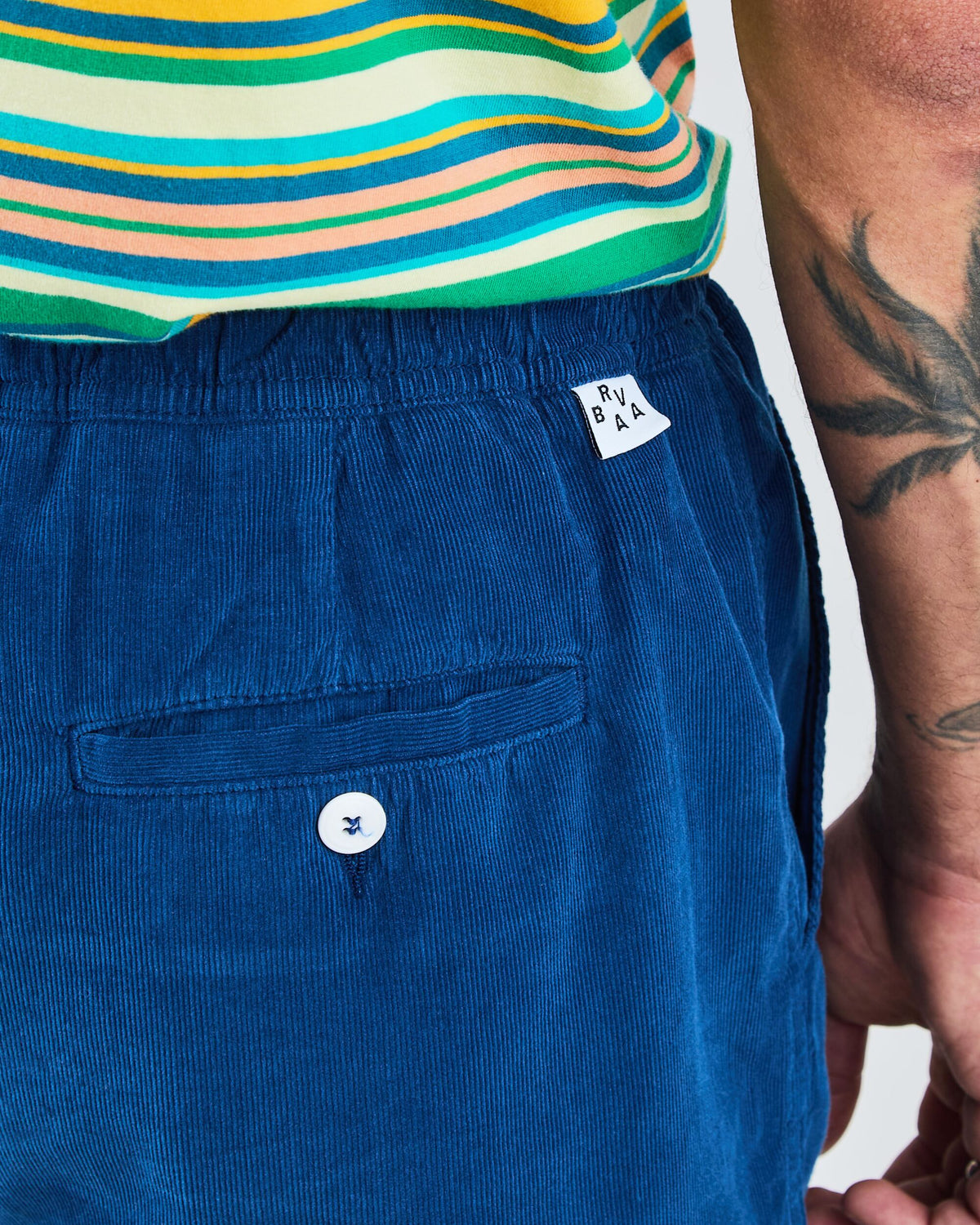 Baby Cord Shorts Blue