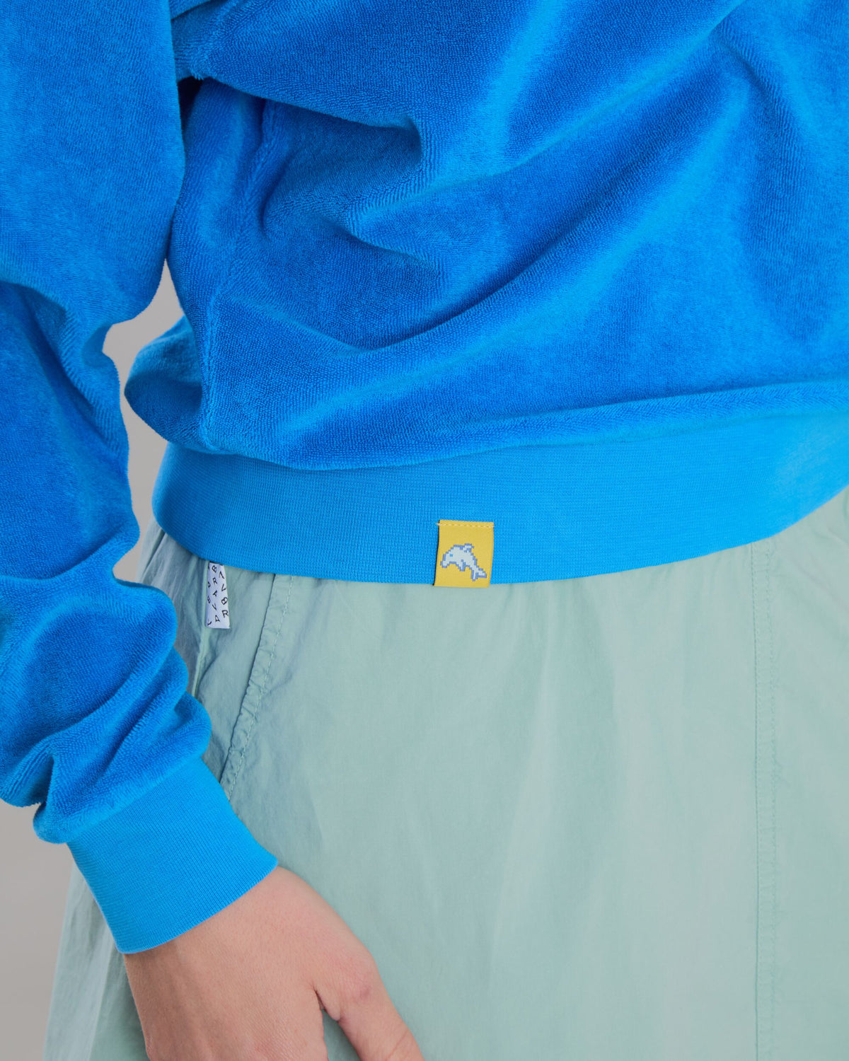 Terry Ranglan Sweatshirt Blue