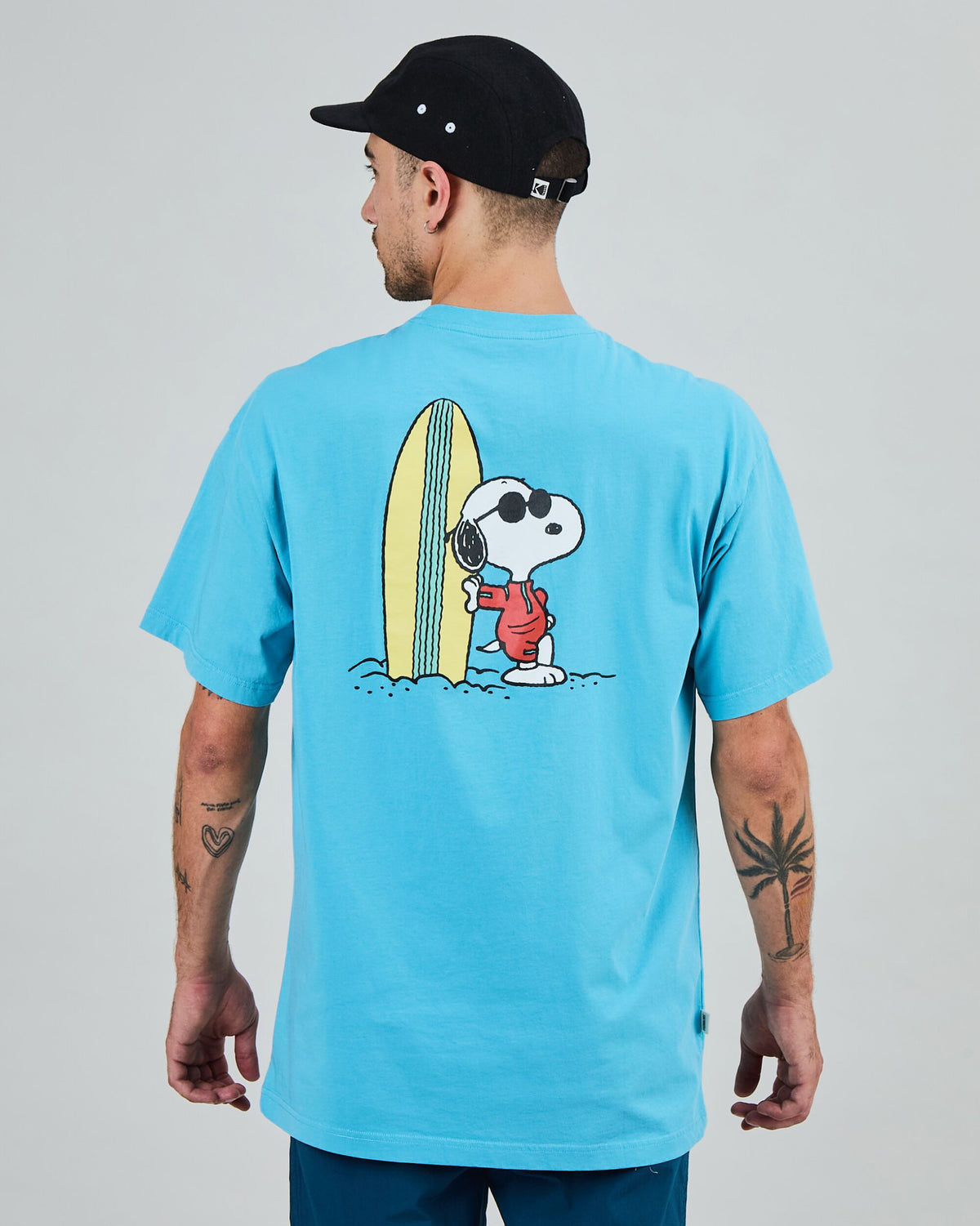 Peanuts Cowabunga Surf Oversize T-Shirt Blue