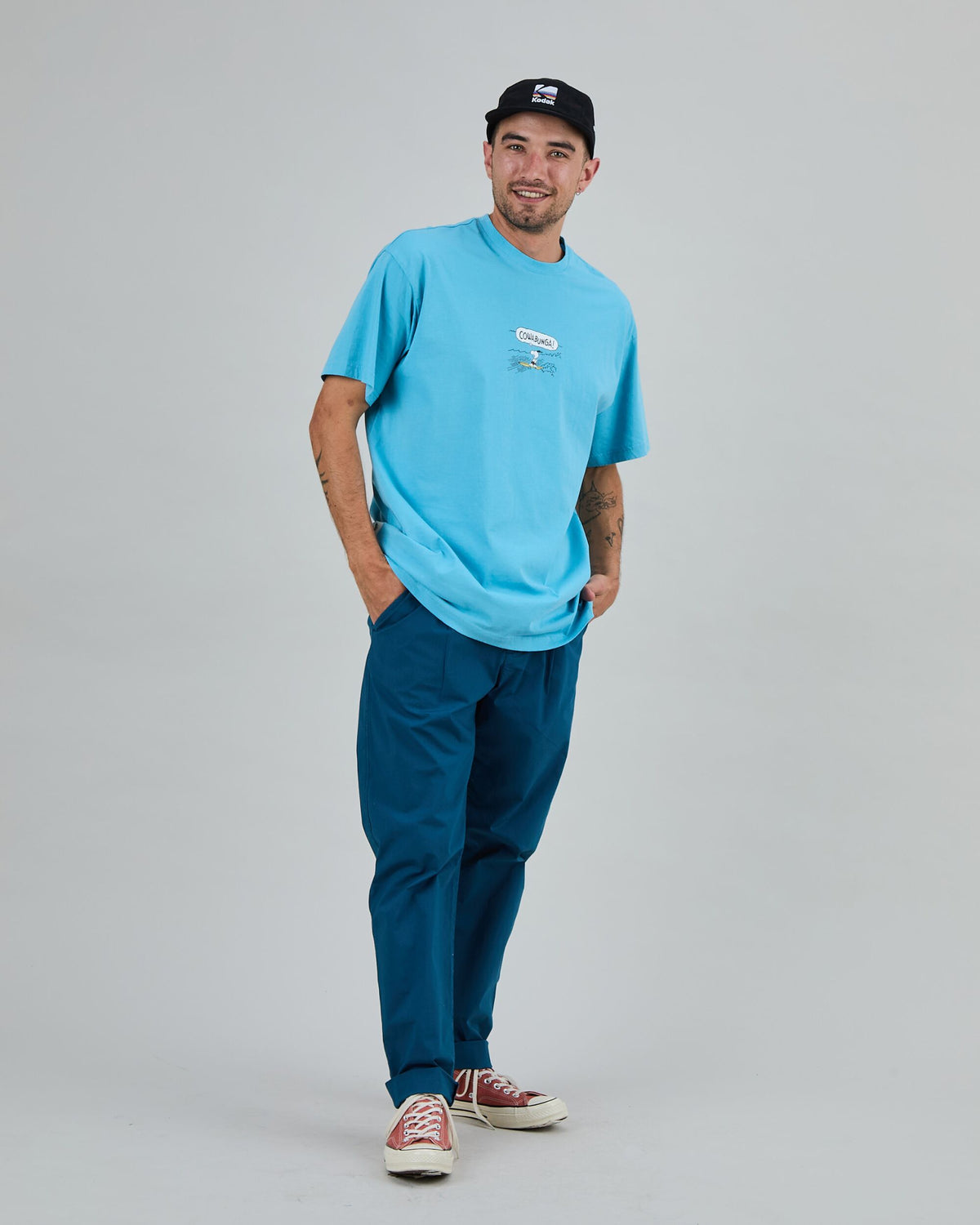 Peanuts Cowabunga Surf Oversize T-Shirt Blue