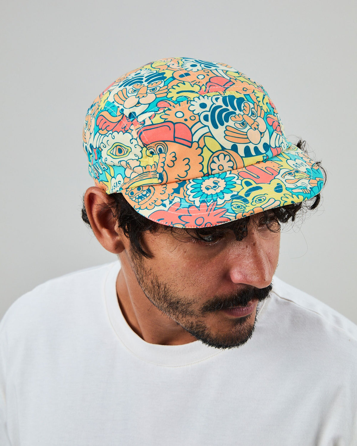 Asis Percales Animal Party 5 panel Cap