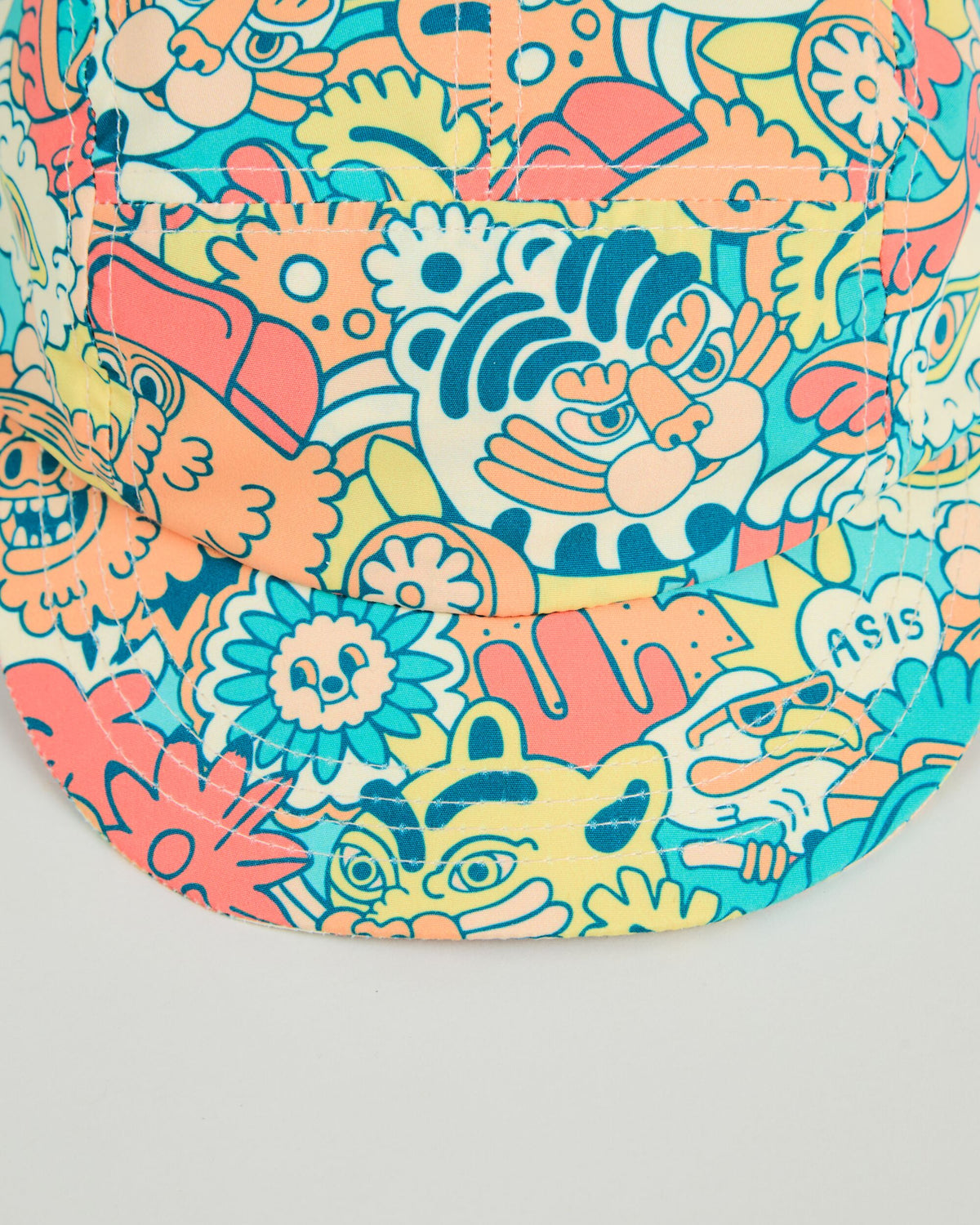 Asis Percales Animal Party 5 panel Cap