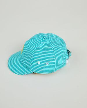 Denim Stripes Pixel Dolphin cap