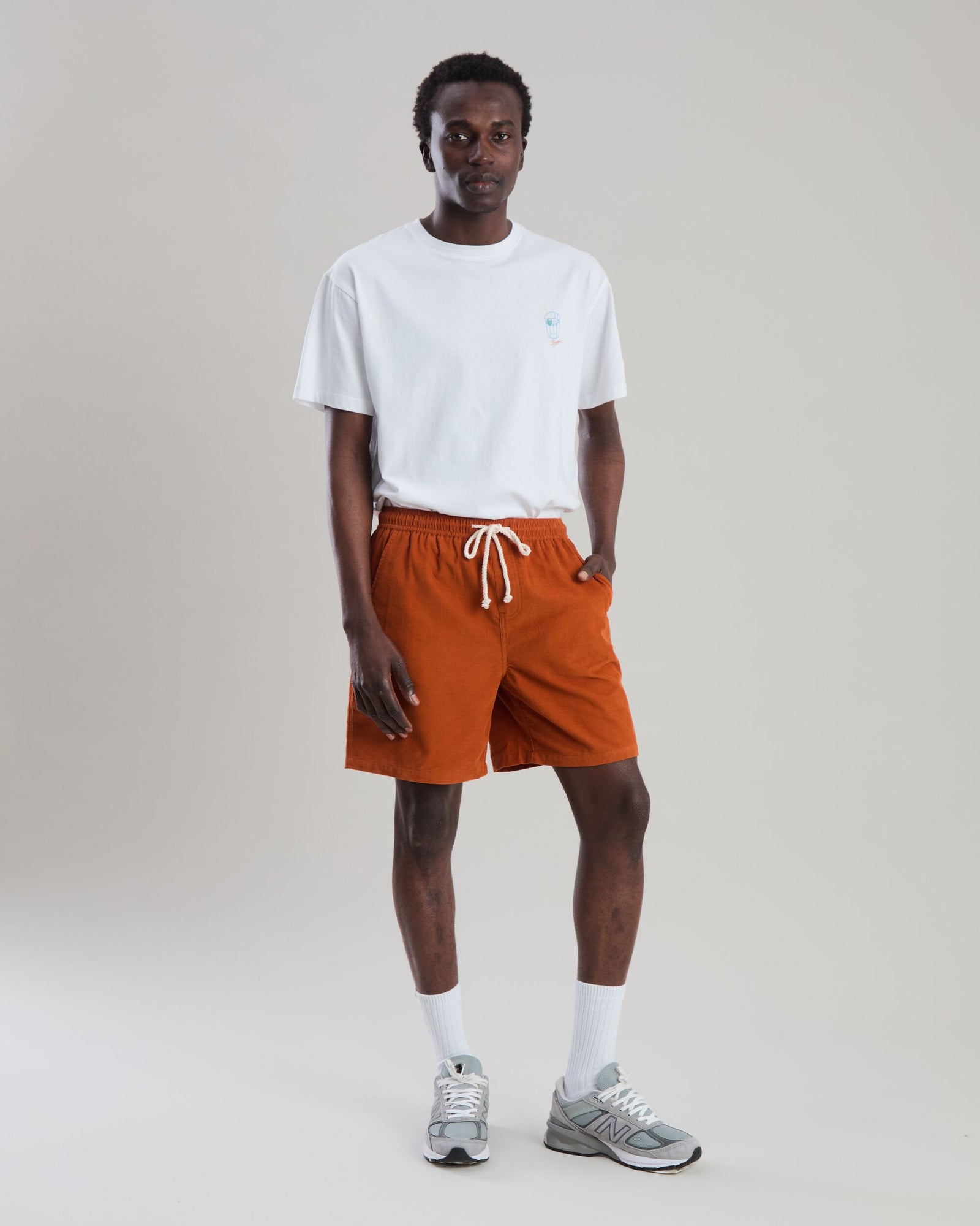 Baby Cord Shorts Copper