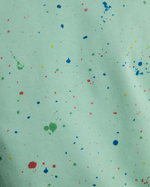 Splash Paint Sweatshirt Green
