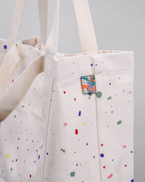 Splash Totebag Ecru