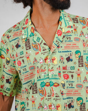 Lucha Libre Aloha Shirt