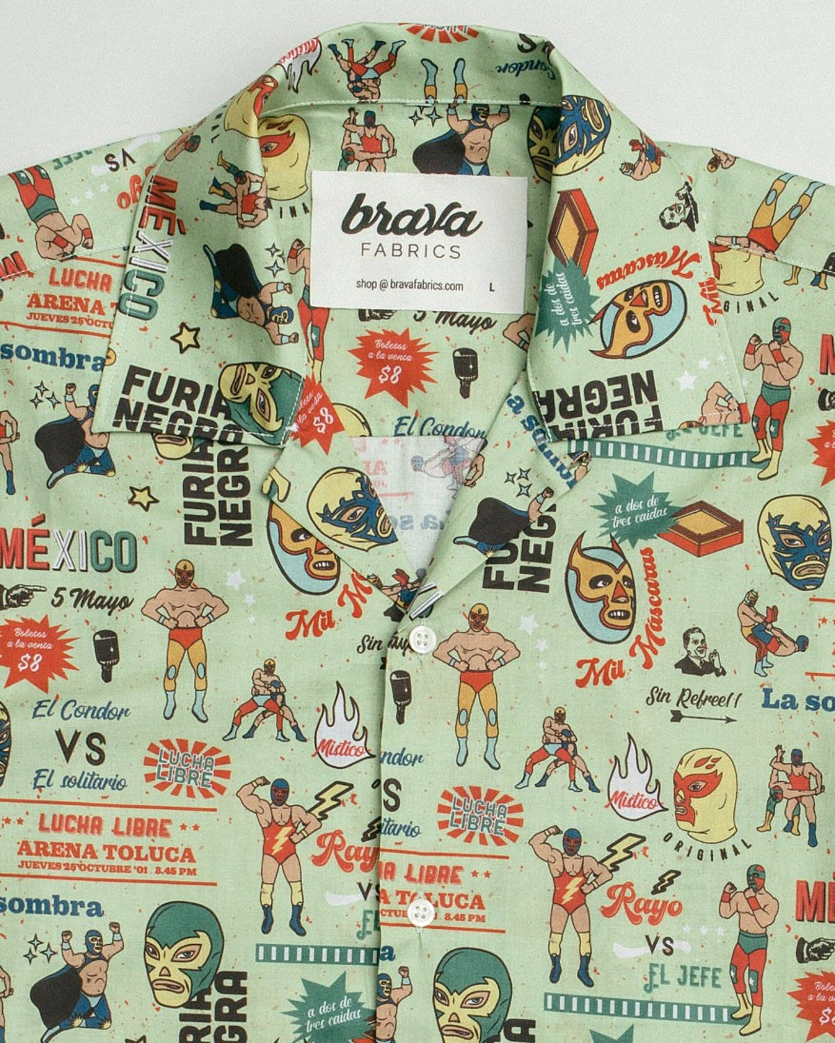 Lucha Libre Aloha Shirt