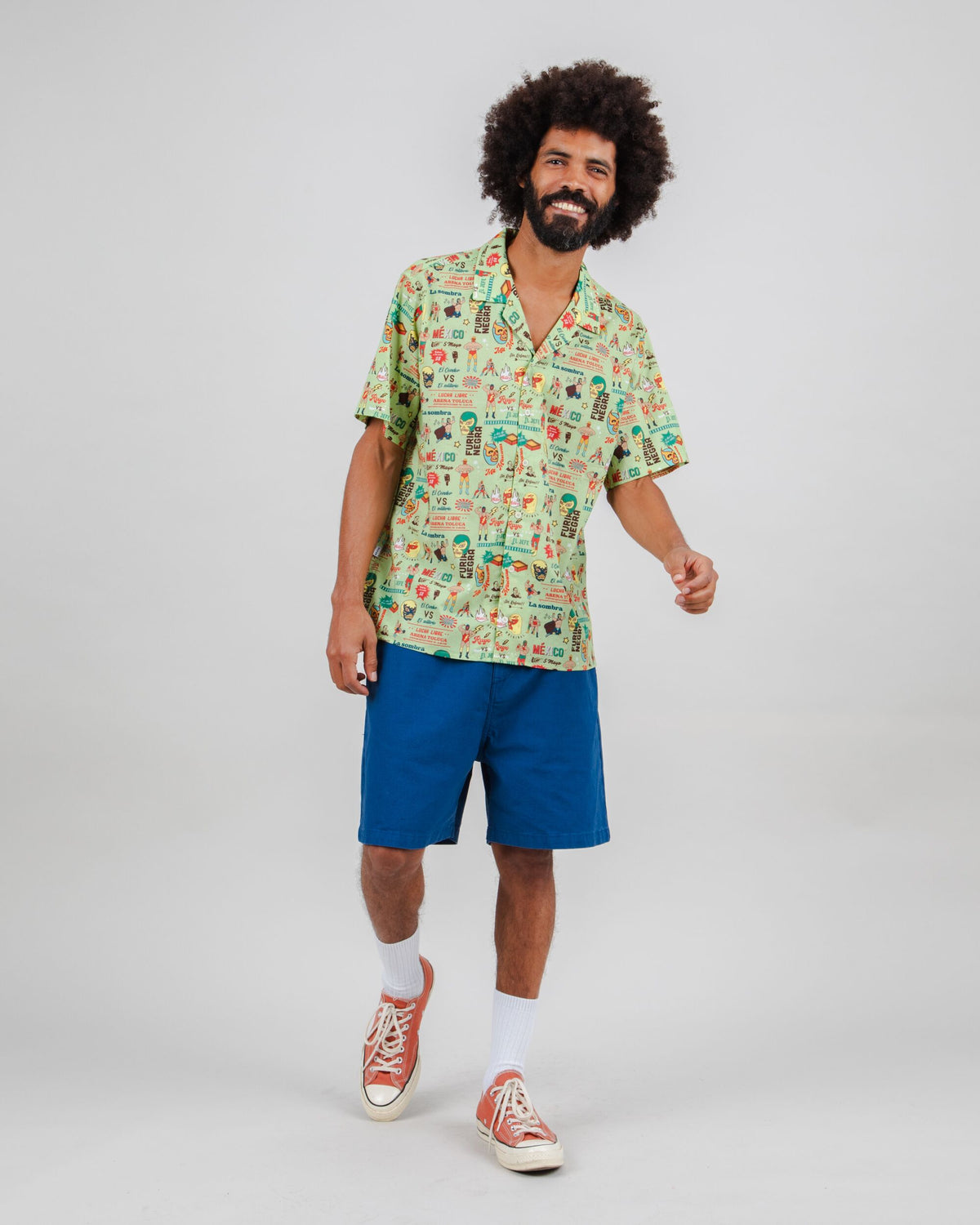 Lucha Libre Aloha Shirt