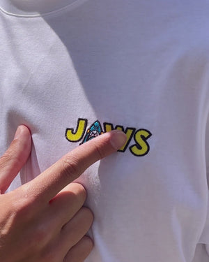 Camiseta Jaws Blanca