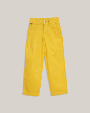 Voyage Pleated Pants Lemon