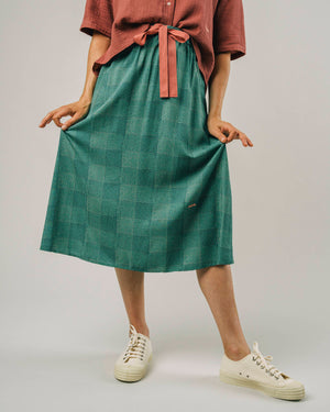 Vichy Skirt Green