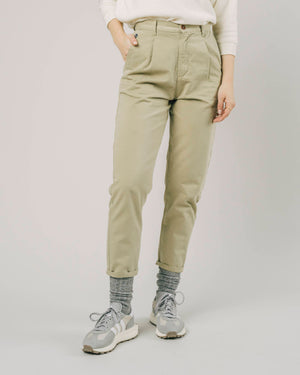 Regular Pleated Chino Beige