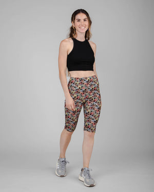 Peseta Flames 3/4 Leggings Ecru