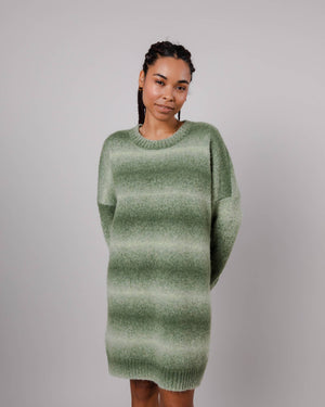 Knitted Alpaca Dress Moss