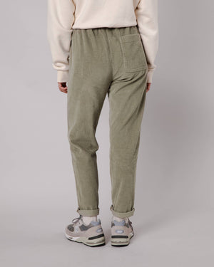 Patch Pocket Corduroy Pants Pale Green