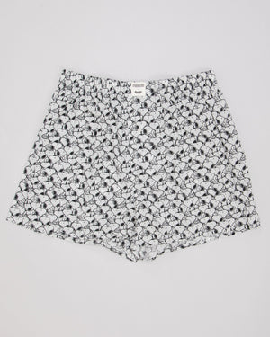 Peanuts B&W Cotton Boxers Ecru