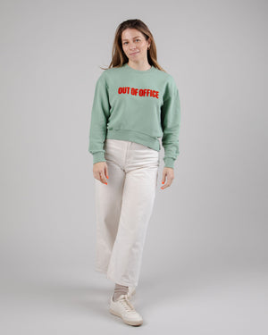 Out of Office Sweatshirt Mint